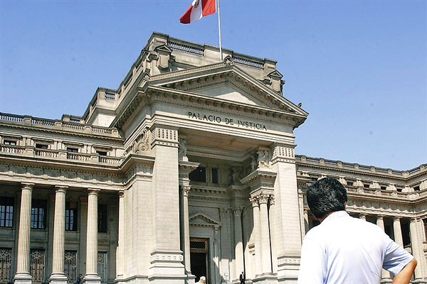 Frontis del Palacio de Justicia (Foto: El Peruano)