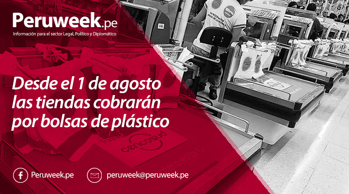 Desde el 1 de agosto las tiendas cobrarán por bolsas de plástico