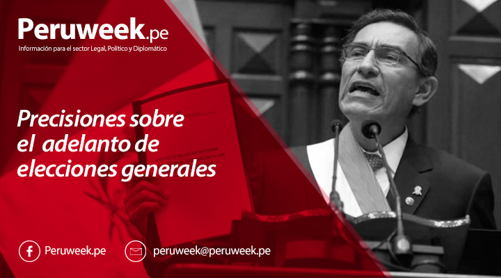 Precisiones sobre el adelanto de elecciones generales