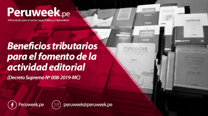 Beneficios tributarios para el fomento de la actividad editorial 