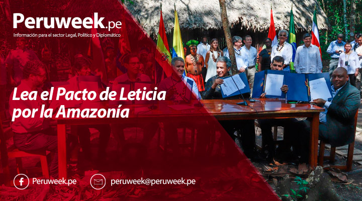 Lea el Pacto de Leticia por la Amazonía