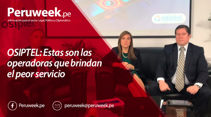 OSIPTEL: Estas son las operadoras que brindan el peor servicio