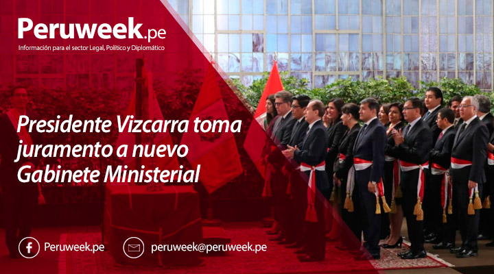 Presidente Vizcarra toma juramento a nuevo Gabinete Ministerial (Video)