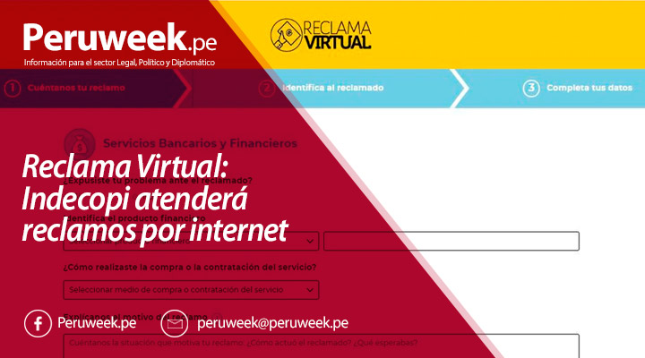 Reclama Virtual: Indecopi atenderá reclamos por internet