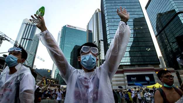 "Occupy "Central" es un movimiento de desobediencia civil propuesto por activistas a favor de la democracia en Hong Kong. (Foto: BBC Mundo)