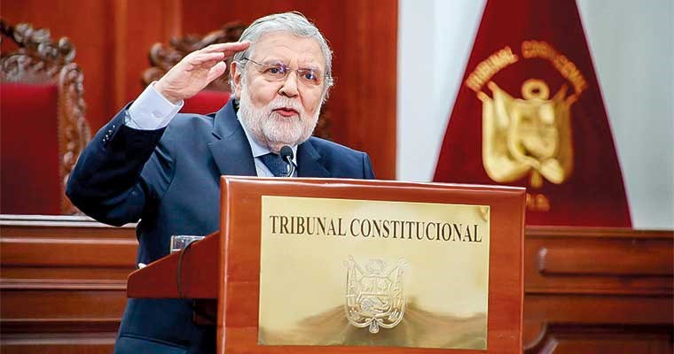 Dr. Ernesto Blume Fortini, presidente del Tribunal Constitucional (TC) (Foto: El Peruano)