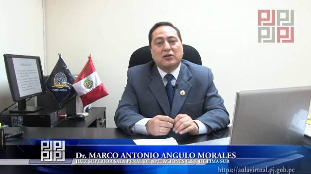 MARCO ANTONIO ANGULO MORALES Juez superior titular Colegiado A de la Corte Superior de Justicia Especializada en Delitos de Crimen Organizado y de Corrupción de Funcionarios