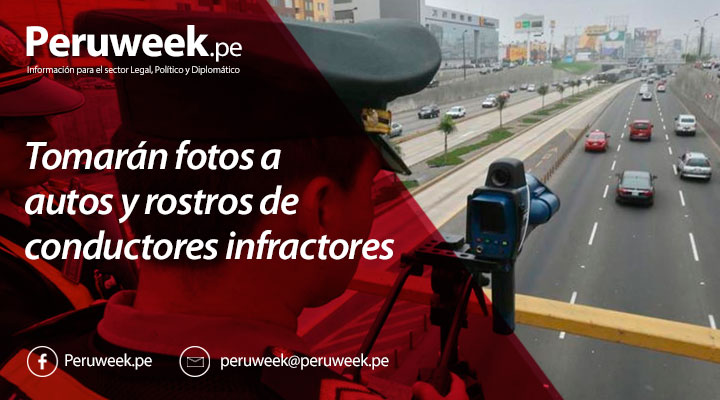 Tomarán fotos a autos y rostros de conductores infractores
