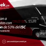 Favorecerían a transportistas con devolución de 53% del ISC