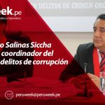 Juez Ramiro Salinas Siccha es el nuevo coordinador del sistema de delitos de corrupción