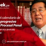 Modifican el calendario de aplicación progresiva del Código Procesal Penal (Decreto Supremo N° 012-2019-JUS)