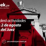 PJ suspenderá actividades el viernes 2 de agosto por el Día del Juez