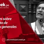 Precisiones sobre el adelanto de elecciones generales