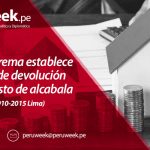 Corte Suprema establece supuesto de devolución del impuesto de alcabala