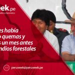 Evo Morales había autorizado quemas y desmontes un mes antes de los incendios forestales