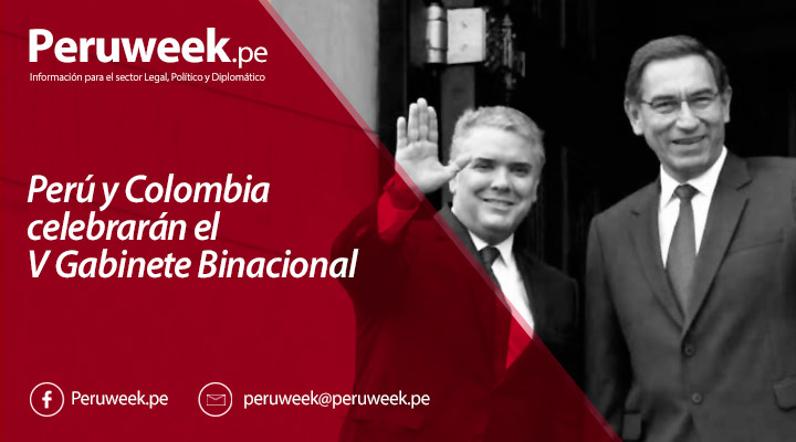 Perú y Colombia celebrarán el V Gabinete Binacional