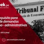 Precisan requisito para admisión de demandas contenciosas-administrativas contra TF