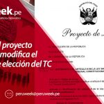 Lea aquí el proyecto de ley que modifica el sistema de elección del TC