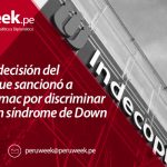 PJ ratifica decisión del Indecopi que sancionó a seguros Rímac por discriminar a joven con síndrome de Down