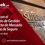 SBS: Publican el Reglamento de Gestión de Conducta de Mercado del Sistema de Seguro (Resolución SBS N° 4143-2019)