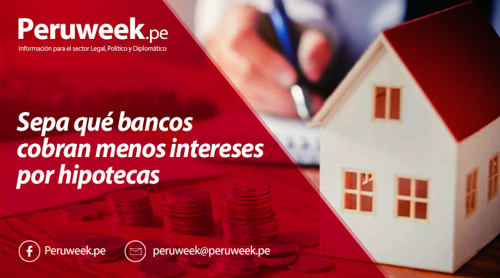 Sepa qué bancos cobran menos intereses por hipotecas