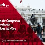 Integrantes de Congreso disuelto perderán inmunidad en 30 días