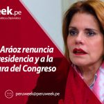 Mercedes Aráoz renuncia a la vicepresidencia y a la encargatura del Congreso