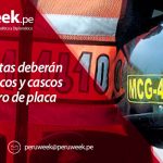 Motociclistas deberán usar chalecos y cascos con número de placa