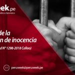 Vigencia de la presunción de inocencia (Recurso de Nulidad N° 1298-2018 Callao)