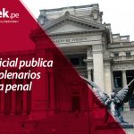 Poder Judicial publica acuerdos plenarios en materia penal