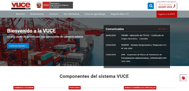 Ventanilla Única de Comercio Exterior