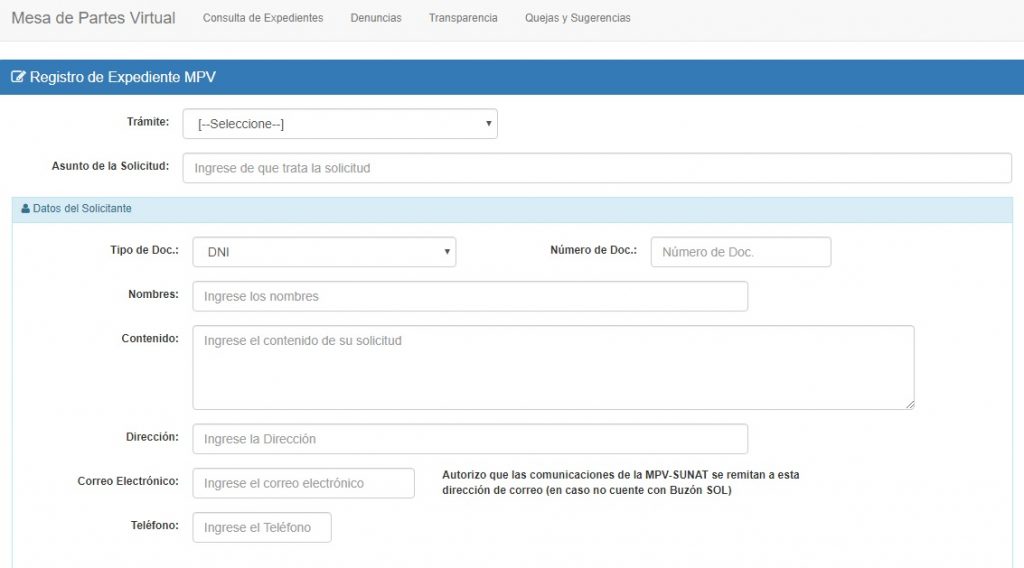 Sunat: Contribuyentes podrán obtener RUC y Clave Sol mediante la Mesa de Partes Virtual
