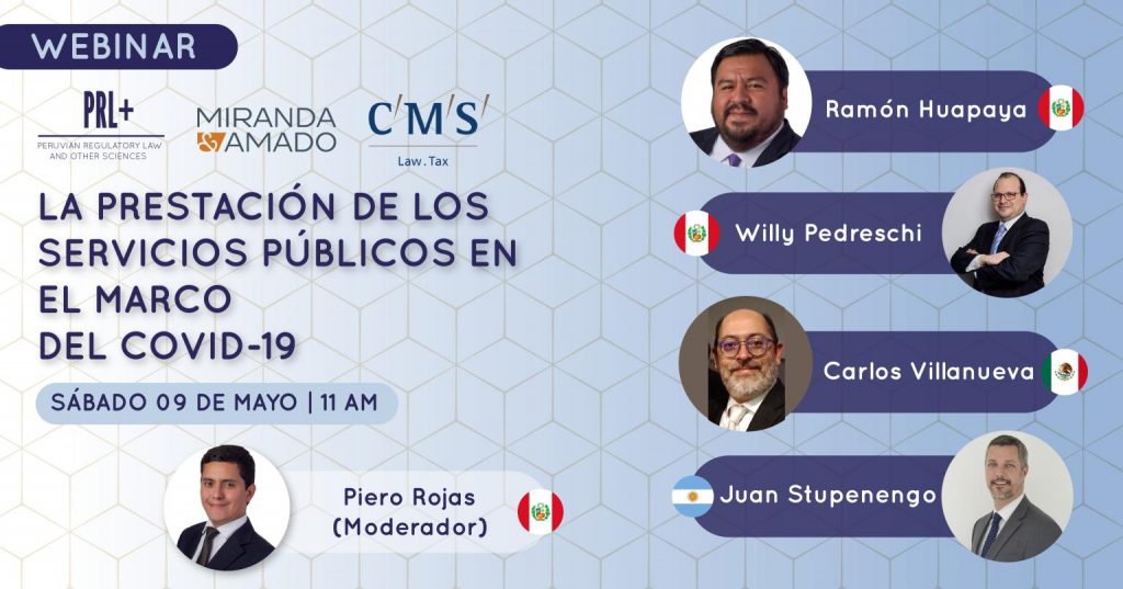 Webinar: La Prestación de los Servicios Públicos en el marco del COVID-19