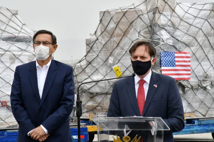 Estados Unidos dona 250 ventiladores al Perú para responder al COVID-19