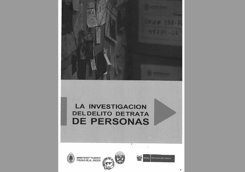 Guía Operativa para la Investigación del Delito de Trata de Personas