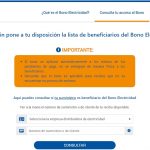 Bono Electricidad
