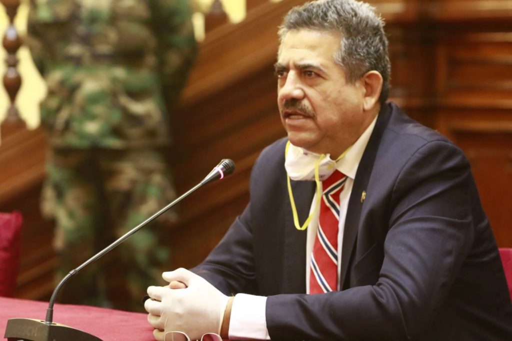 Manuel Merino asegura que no postergará fecha de elecciones 2021