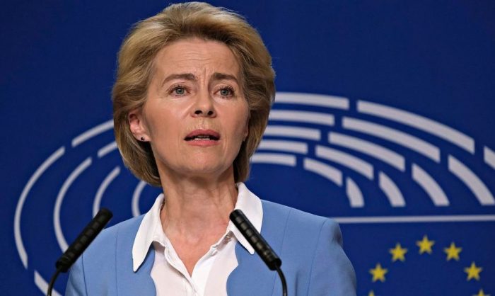 Ursula von der Leyen, presidenta de la Comisión Europea.