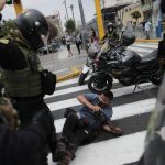 Represión policial durante las protestas