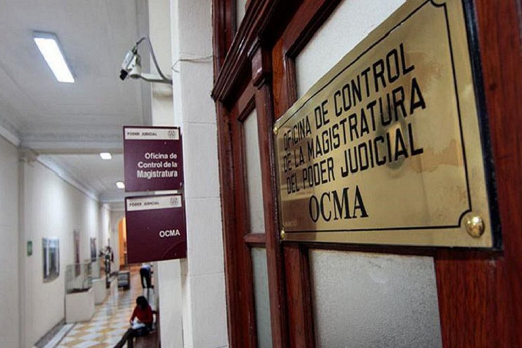 OCMA impuso durante el 2020 un total de 2,932 sanciones a jueces y auxiliares a nivel nacional
