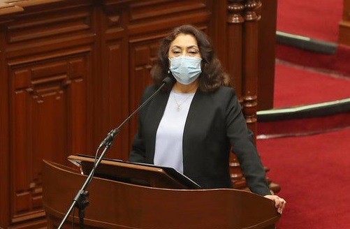 Violeta Bermúdez, presidenta de la PCM.