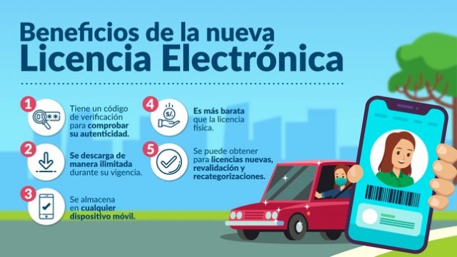 licencia de conducir electrónica