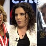 Fiscal de la Nación, Zoraida Ávalos, la fiscal Rocío Sánchez y la fiscal Sandra Castro