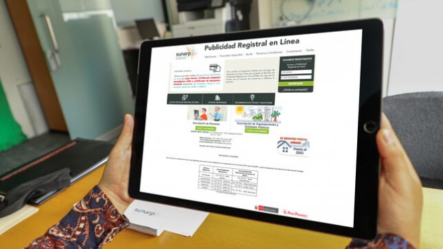 Sunarp: Reserva de nombre podrá realizarse íntegramente en línea