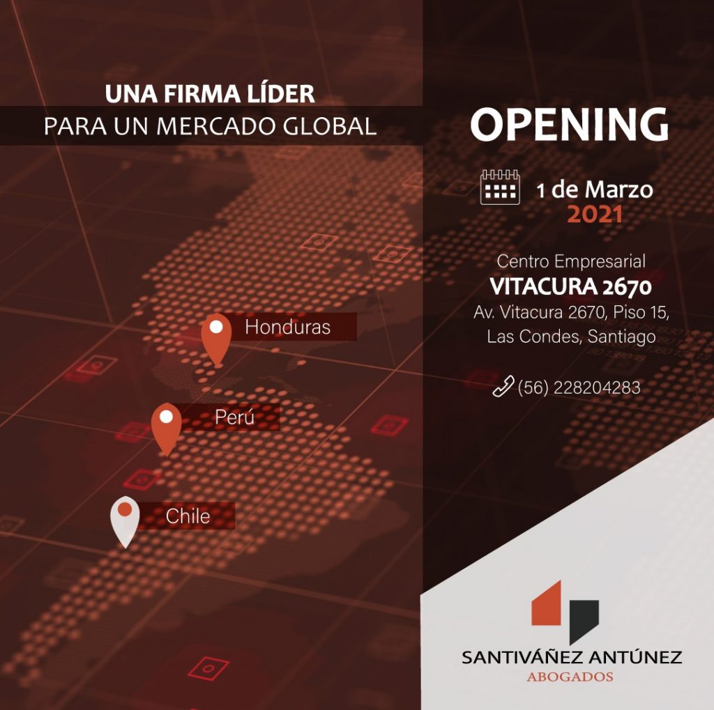 Santiváñez Antúnez Abogados inaugura oficinas en Chile