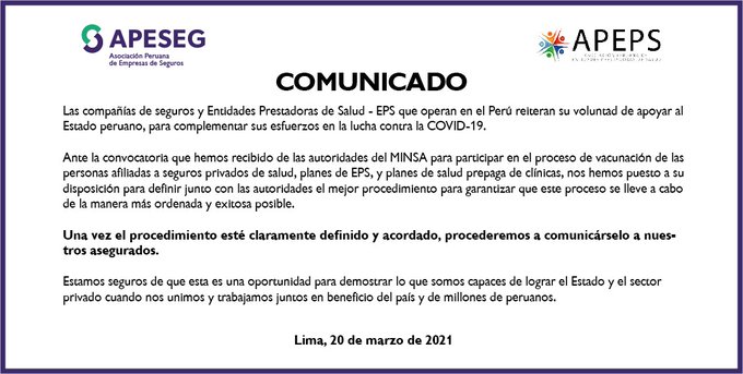 APESEG vacunas
