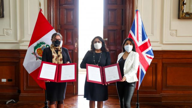 Acuerdo Gobierno a Gobierno G2G entre Perú y Reino Unido