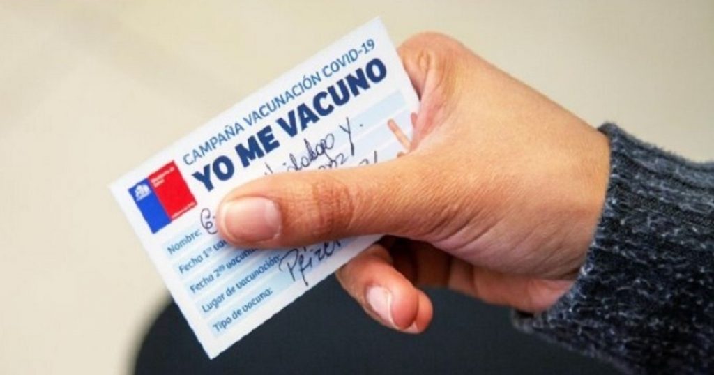 Chile anuncia “carné de movilidad” para vacunados contra el Covid-19