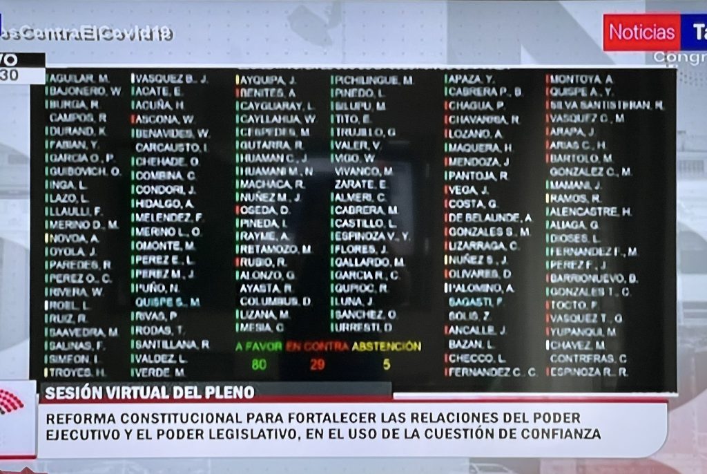 cuestión de confianza