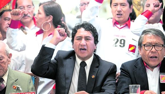 Vladimir Cerrón, presidente de Perú Libre